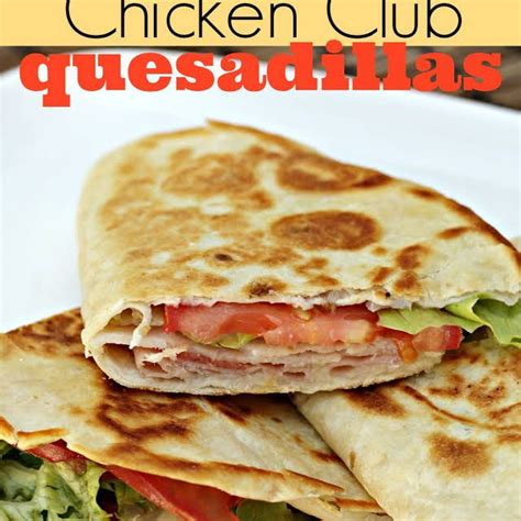 Reviewed by millions of home cooks. Chicken Club Quesadillas | Recipe | Quesadilla, Chicken ...