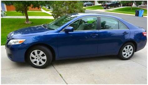 Find used 2011 Toyota Camry LE 53k Miles Blue 4dr Low Miles Sedan in
