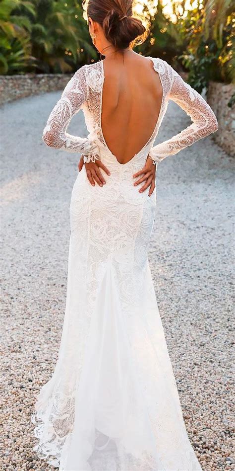 21 Fascinating Open Back Wedding Dresses Wedding Dresses Guide