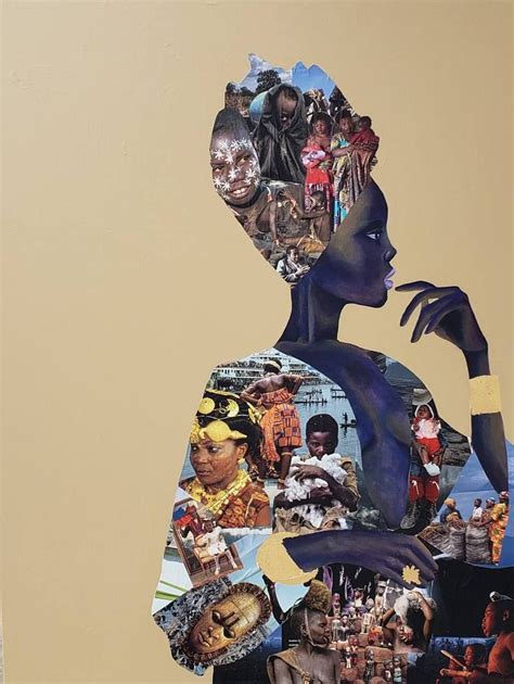 I Wear Africa Proudly Collage A Level Art Sketchbook Africa Afro Art