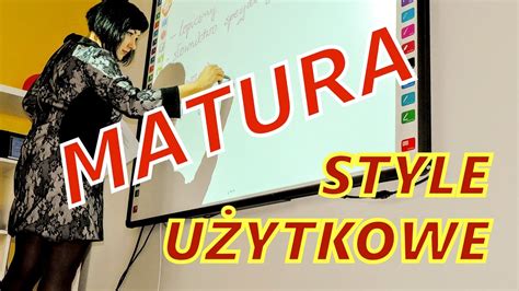 89. Matura z polskiego: Style użytkowe współczesnej polszczyzny. - YouTube