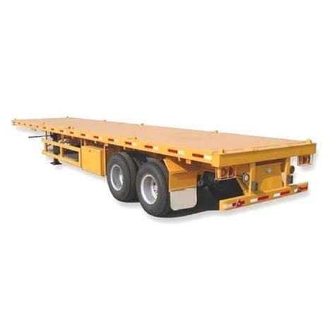 Mild Steel Heavy Duty Flat Bed Trailer Length 20 40 Feet At Rs 850000