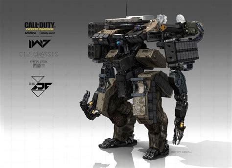 C12 Chassis By Aaron Beck Imaginarymechs Call Of Duty Infinite