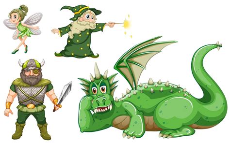 Fairy Tale Characters 693454 Vector Art At Vecteezy