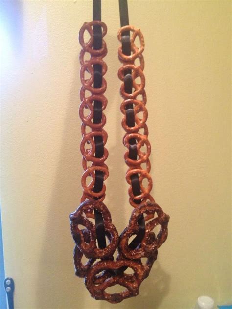 Pretzel Necklaces Cant Leave For A Beer Fest Without