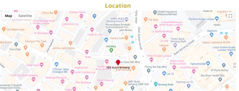 Ibn Bukit Bintang Location Map Kuala Lumpur Klcc Luxury Residences