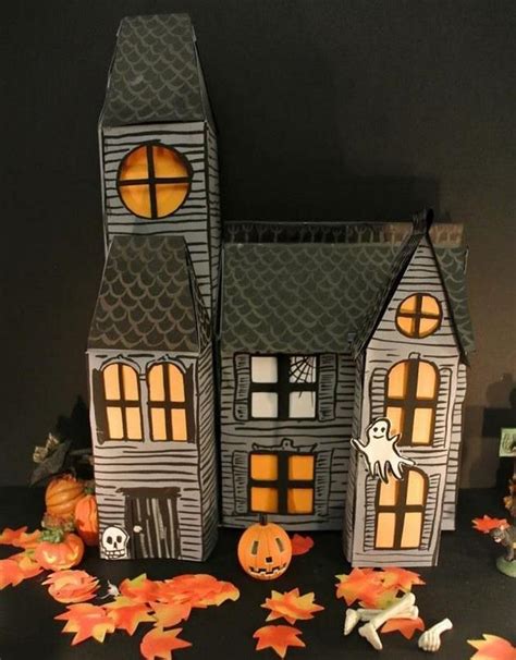 Papermau Halloween Special A Decorative Haunted House Papercraft