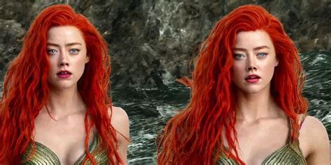 Red Hair Mera From Aquaman Played By Amber Heard Poops Stable