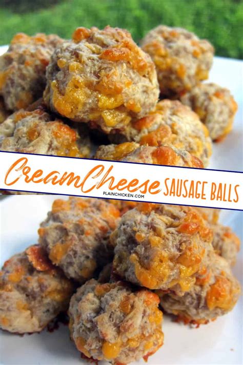 Cream Cheese Sausage Balls This Recipe Will Change The
