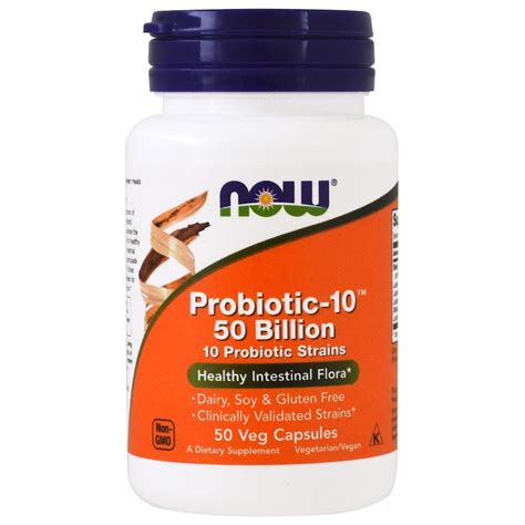 Now Foods Probiotic 10™ 50 Billion 50 Veg Capsules