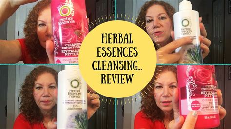 Herbal Essences Naked Cleansing Conditioners Curly Hair Method Chat Review Youtube