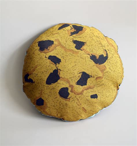Chocolate Chip Cookie Pillow 11 Cushion By Happycupcakecreation