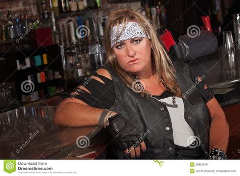 Tough Female Gang Member Royalty Free Stock Images Image