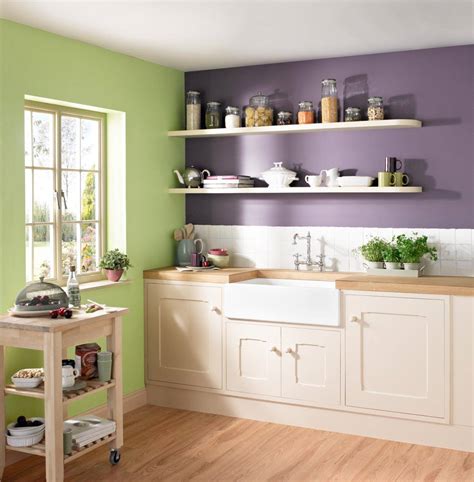 10 Beautiful Kitchens With Purple Walls