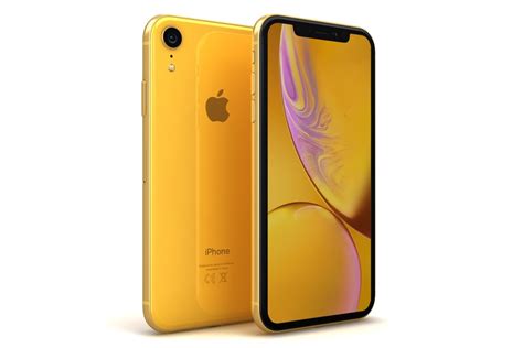 Apple Iphone Xr Yellow 3d Model Turbosquid 1337316