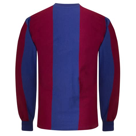 Fc Barcelona Official Football T Mens 1974 1979 Retro Home Kit Shirt