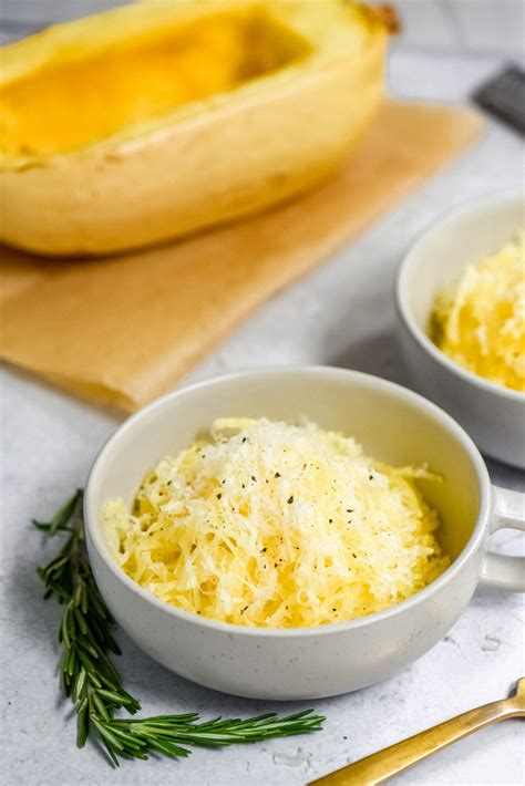 Slow Cooker Garlic Parmesan Spaghetti Squash My Modern Cookery