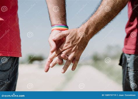 The Touch Of The Hand Shows The Love Trust And Confidence Rainbow Flag Is A Symbol Of Lesbian