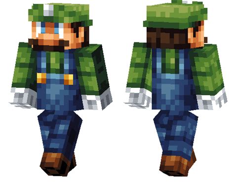 Luigi Minecraft Pe Skins
