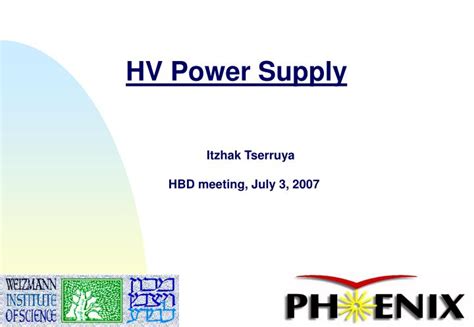 Ppt Hv Power Supply Powerpoint Presentation Free Download Id3765251