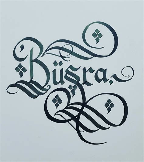 Büşra Calligraphy Name Calligraphy Painting Caligraphy Islamic