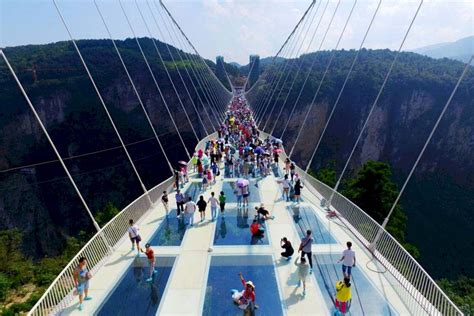Inauguran En China El Puente De Cristal Más Largo Del Mundo Video