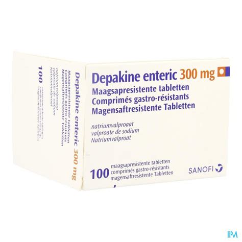 Depakine Drag Enteric 100 X 300mg Apotheek Vanderhaegen