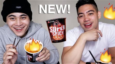 Click here to open zoom in to image. NEW SUPER SPICY SHIN CUP NOODLE CHALLENGE!! - YouTube