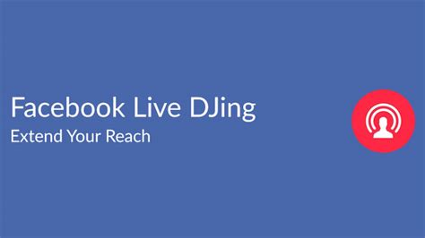 Wanna Dj Live From Facebook Data Transmission