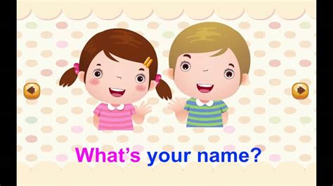 Search, discover and share your favorite whats your name gifs. Hello Felix | C & V Unit 1 What's your name - Learning english for kids - YouTube