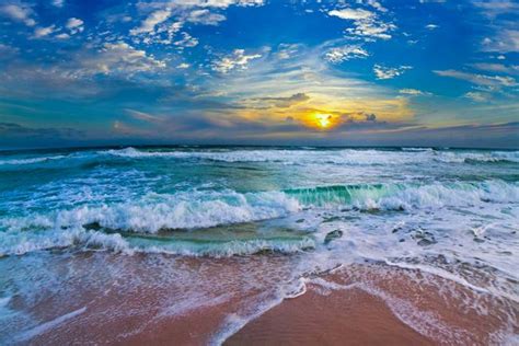 Stunning Eszra Beautiful Ocean Sunset Artwork For Sale