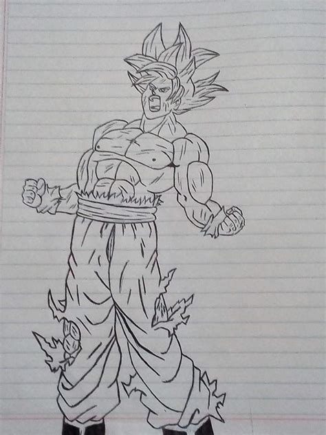 Dibujos Para Colorear De Goku Pdf Imagen De Goku Para Colorear