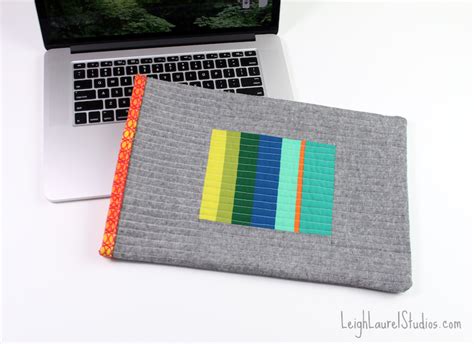 Quilted Laptop Sleeve Karin Jordan Studio