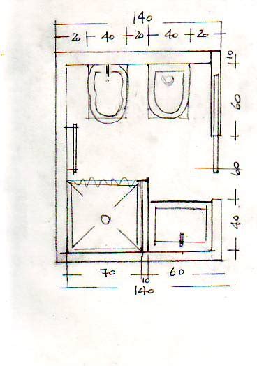 Le dimensioni minime che un bagno di un'abitazione deve rispettare sono precise e delineate da regolamento: TIRIORDINO: mini bagno