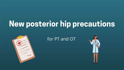 New Posterior Hip Precautions For Pt And Ot In 2021 Otfocus