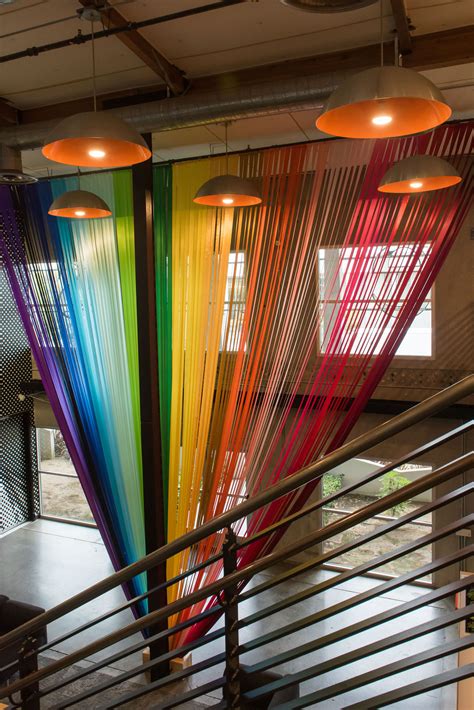 Rainbow Ribbon Art Installation Installation Installation Art