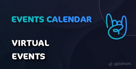 The Events Calendar Virtual Events Gplatom