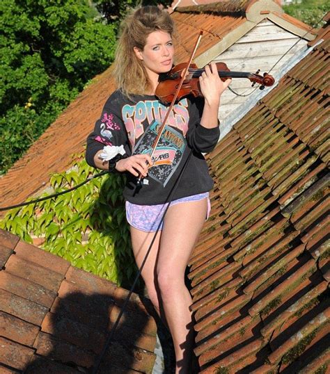 Britains Got Talents Lettice Rowbotham Plays Violin On The Roof