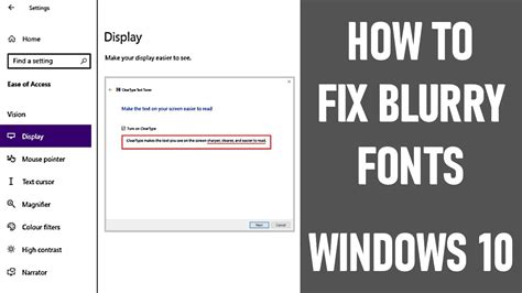 Fix Blurry Fonts In Windows 10 Pelajaran