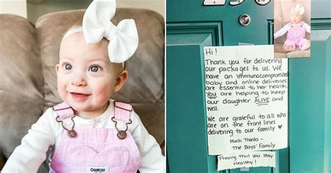 Mom Posts Heartwarming Note For Delivery Drivers On Door As Thank You