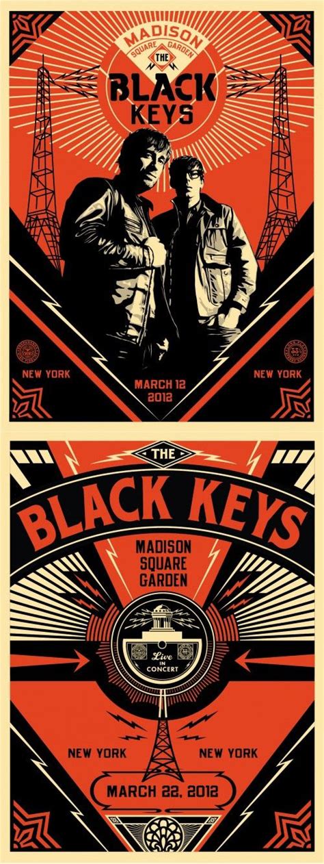 I Want To See The Black Keys Soooo Bad Concert Poster Art Gig Posters Shepard Fairey Art