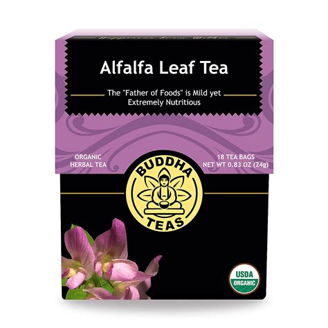 Buddha Tea Organic Alfalfa Leaf Tea 18 Tea Bags Holly Hill Vitamins