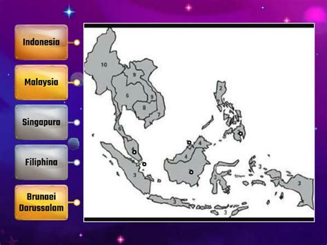 Peta Negara Negara Anggota Asean Diagram Berlabel Sexiz Pix