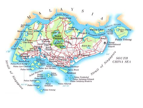 Maps Of Singapore Detailed Map Of Singapore In English Tourist Map Hot Sex Picture