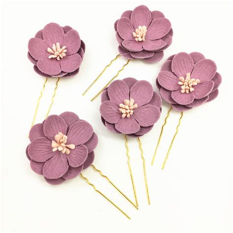 Buy 5pclot Handmade Flower Hair Pin 3d Flowers