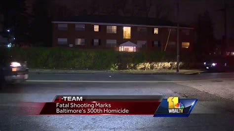 Video Fatal Shooting Marks Baltimores 300th Homicide Youtube