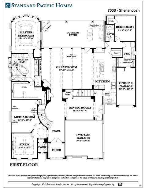 Standard Pacific Homes Floor Plans The Floors