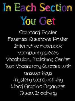 5th Grade Science Vocabulary MEGA Pack by Shining the Light in Fifth Grade