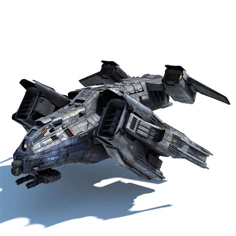 3ds Max Sci Fi Dropship Space Ship Concept Art Concept Ships Concept