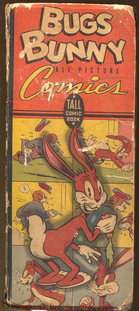 Bugs Bunny Tall Comic Book 530 1943 Whitman Looney Tunes S 1 And 5 G 1943 Comic Dta